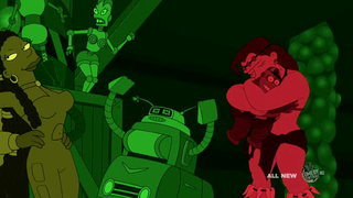Illustration for article titled Futurama offers up the most disgusting equality parable ever as its 100th episode